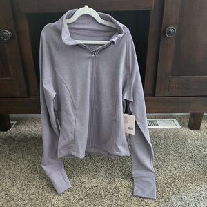 Danskin Women's Light Purple Zip-Up Hoodie